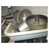 1X, BUS BIN WITH UTENSILS, ETC