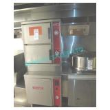 1X, VULCAN VHX24G DBL  ELECT CONVECTION STEAMER