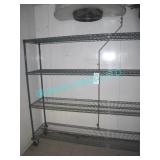 1X, 5 SHELF COATED METRO RACK