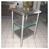 1X, 24"x24", S/S TABLE