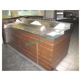 1X, 82" x 34", S/S  CONDIMENT STAND