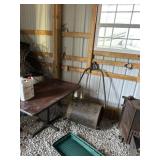 Miscellaneous items in barn