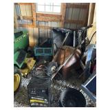 Miscellaneous items in barn