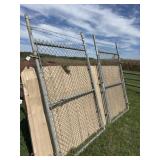 Chain link gates