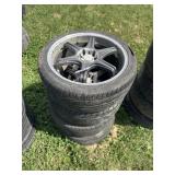 Stack of tires & rims