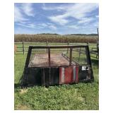 Flat bed with 12k pound PTO winch (works)