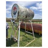 Gravity feed fuel tank