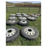 Semi tires & rims