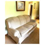 Upholstered sofa & love seat