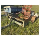 8 ft metal deck trailer no title