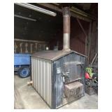 Wood stove boiler