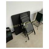 Card table and 4 chairs