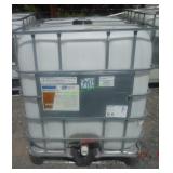 Plastic Caged Tote w/Valve: ~275 Gallons