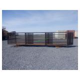 10 Unused HD Freestanding Steel Stock Panels 24