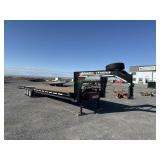 2011 Double R 3 Axle GN Flatbed Trailer 48