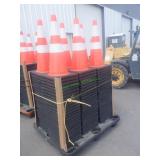 150 Unused Traffic Safety Cones