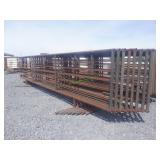 8 Unused HD Freestanding Steel Stock Panels 24
