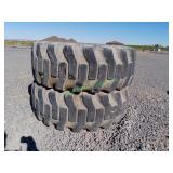2 Loader/Dozer Tires 23.5R 25 **BID X 2**