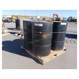 4 Steel Drums 55 Gallons