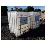 2 Caged Plastic Totes ~330 Gal **BID X 2**