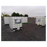 4 Caged Plastic Tote ~250 Gal *BID X 4*
