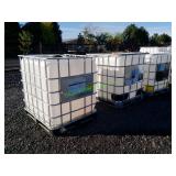 3 Caged Plastic Totes ~265 Gal **BID X 3**