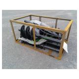 Unused Mower King Skid Steer Auger 3 Bits