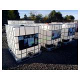 3 Caged Plastic Totes ~265 Gal **BID X 3**