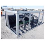 Unused Skid Steer Manure Fork Grapple ~64"