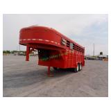 1985 Gooseneck Stock Trailer ~16