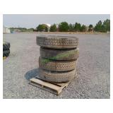 4 Steel Wheels & Tires 11R 24.5 **BID X 4**