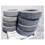 8 Lowboy Tires 215/75 R17.5 **BID X 8**