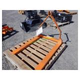 Unused 3 Pt. Tray Fork Rack ~37"