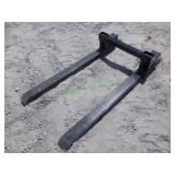 Unused Adjustable Clip On Pallet Forks ~48"