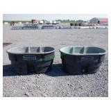 2 Rubbermaid Water Troughs ~100 Gal
