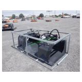 Unused Wolverine Skid Steer Grapple Bucket ~72"