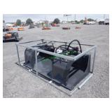 Unused Wolverine Skid Steer Grapple Bucket ~72"