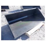 Unused Skid Steer Track Duty Bucket ~74"