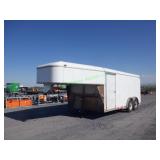 2000 Charmac Enclosed Tandem Axle GN Trailer ~16