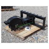 Unused Skid Steer Stump Grinder