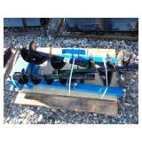 Unused GiYI Skid Steer Auger Set; 3 Augers