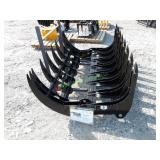 Unused GIYI Skid Steer Grapple Bucket ~72"