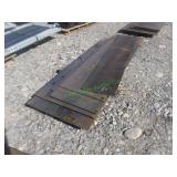 ~8 Assorted Mild Steel Fabrication Plates 1/2"