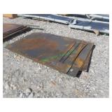 ~5 Assorted Mild Steel Fabrication Plates 3/8-1/2"