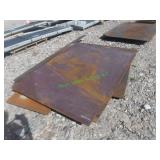 ~6 Assorted Mild Steel Fabrication Plates 1/2"