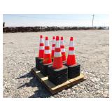 50 New/Unused Safety Highway Cones, 28" H