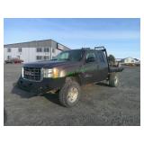 2007 GMC 2500 HD 4WD Diesel Ext Cab Flatbed
