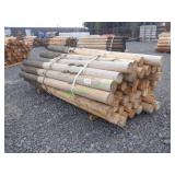 ~50 Unused Round Posts 5" X 8