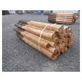 ~50 Unused Round Posts 5" X 8