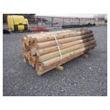 ~50 Unused Round Posts 5" X 8